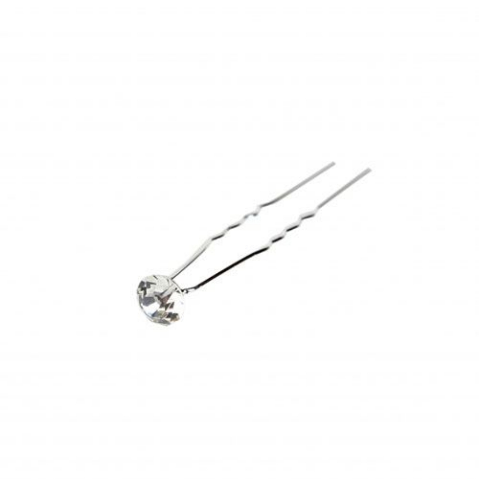 Φουρκέτα μαλλιών strass 6 mm