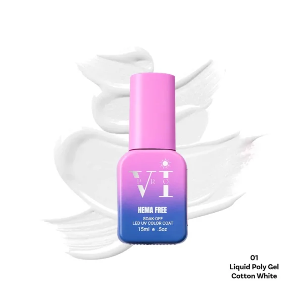 LIQUID POLY GEL 01 COTTON WHITE 15ML