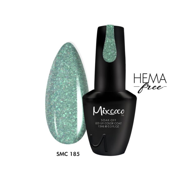 ΒΕΡΝΙΚΙ MIXCOCO SMC 185 (ΓΑΛΟΖΟΠΡΑΣΙΝΟ GLITTER)
