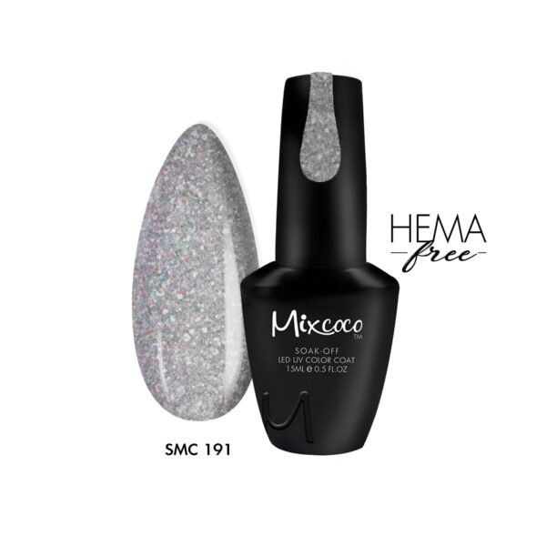ΒΕΡΝΙΚΙ MIXCOCO SMC 191 (ΑΣΗΜΙ GLITTER)