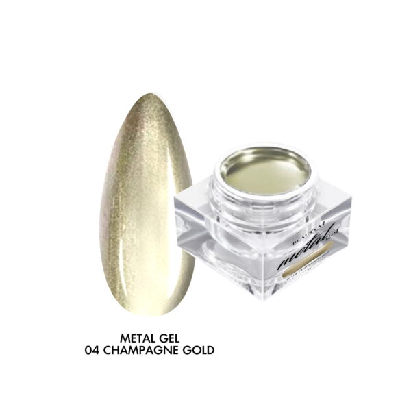 Nail Art Metal Gel 5g 04 Champagne Gold Mixcoco
