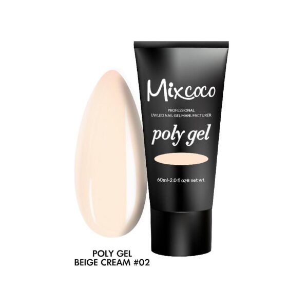 POLY GEL MIXCOCO 60ML BEIGE CREAM