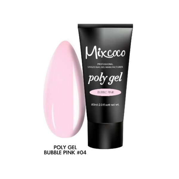POLY GEL MIXCOCO 60ML BUBBLE PINK