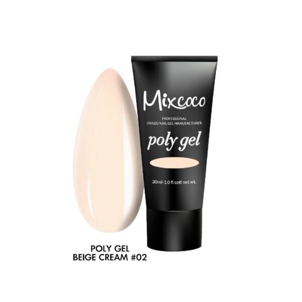 POLY GEL MIXCOCO 30ML BEIGE CREAM