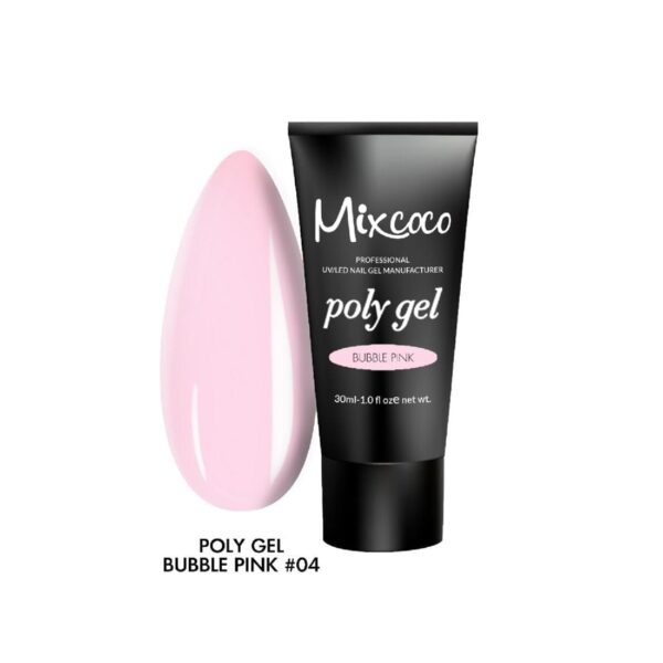 POLY GEL MIXCOCO 30ML BUBBLE PINK