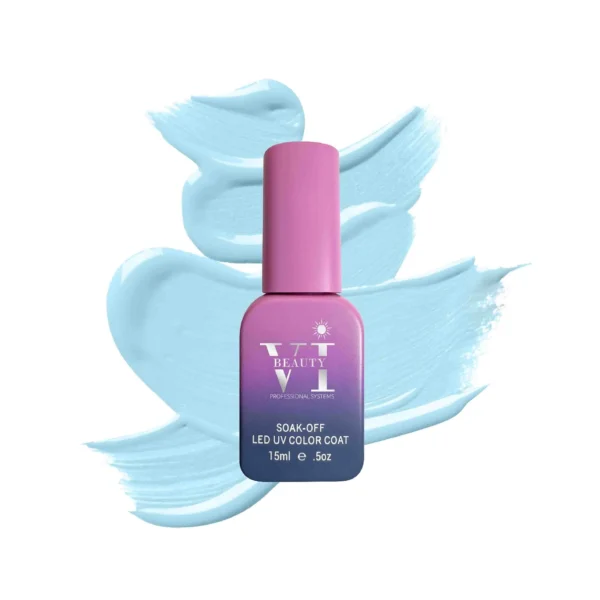 Beauty VI-Β1 Ημιμόνιμο Βερνίκι 15ml Baby Blue