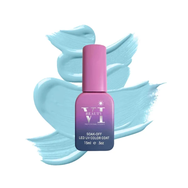 Beauty VI-Β2 Ημιμόνιμο Βερνίκι 15ml Light Baby Blue