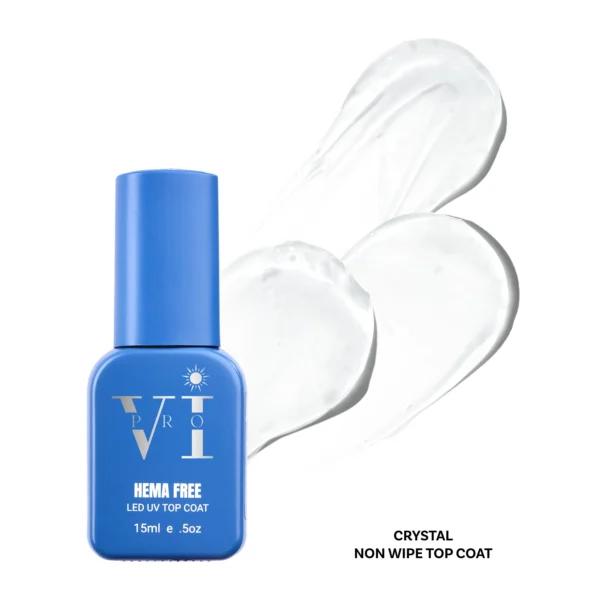 BEAUTY VI CRYSTAL NON WIPE TOP COAT 15ML