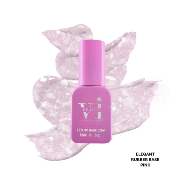 ELEGANT RUBBER BASE PINK 15ML