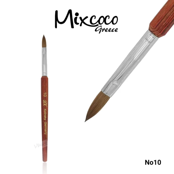Nο10 ΞΥΛΙΝΟ ΠΙΝΕΛΟ KOLINSKY ΓΙΑ ΑΚΡΥΛΙΚΟ MIXCOCO