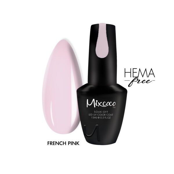 FRENCH PINK 15ml Ημιμόνιμο MixCoco
