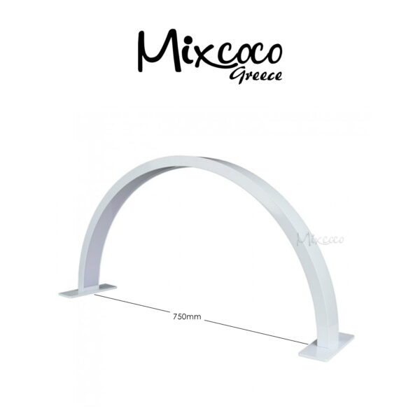 750mm Λευκό Επιτραπέζιο Φωτιστικό Led Half Moon