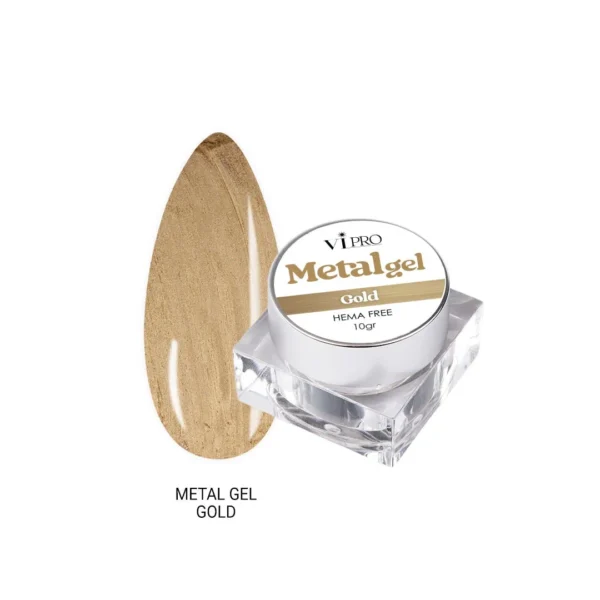 Nail Art Metal Gel 5g 01 Gold Mixcoco