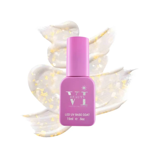 FLAKE RUBBER BASE GOLD-WHITE 15ML