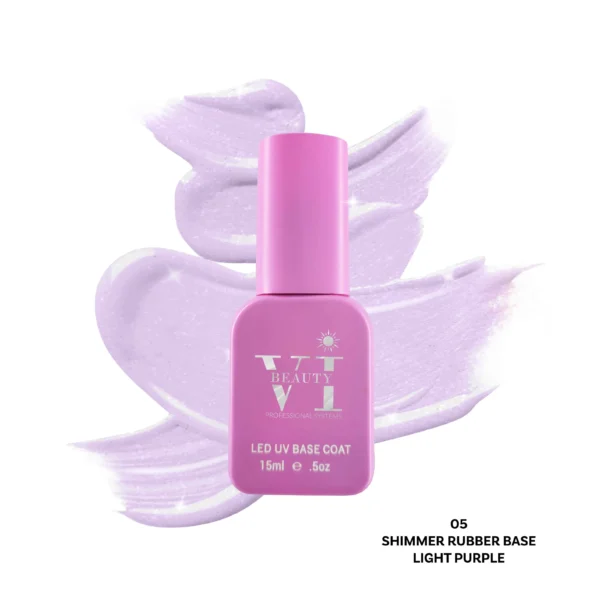 RUBBER BASE SHIMMER LIGHT PURPLE