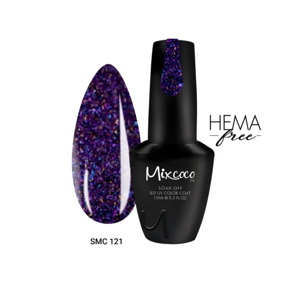 ΒΕΡΝΙΚΙ MIXCOCO SMC 121 (ΜΩΒ ΜΠΛΕ SHIMMER)