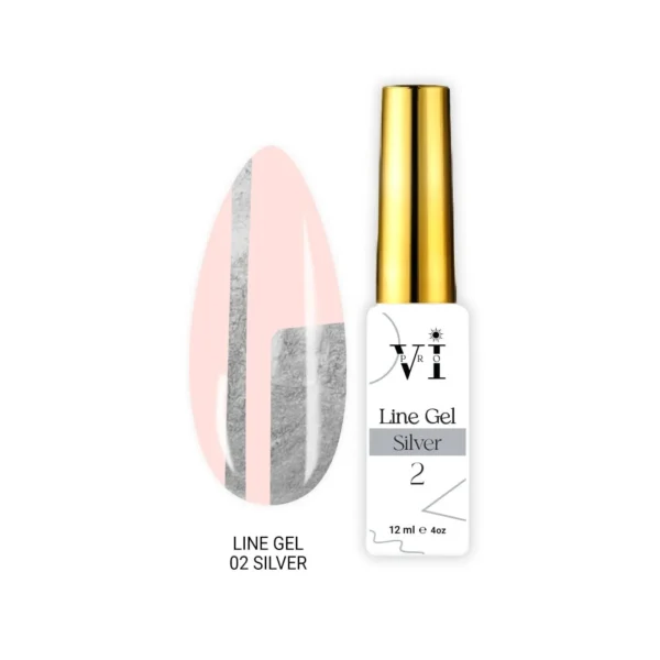 LINE GEL 02 SILVER MIXCOCO