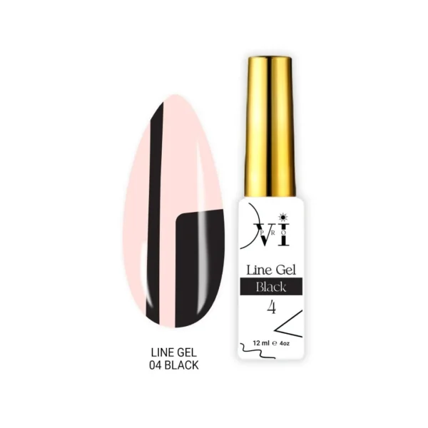LINE GEL 04 BLACK MIXCOCO