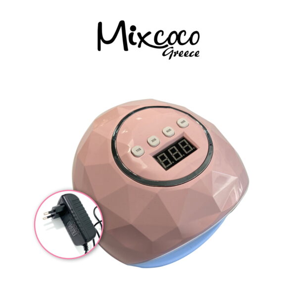 ΛΑΜΠΑ ΠΟΛΥΜΕΡΙΣΜΟΥ F6 UV LED 86W ΡΟΖ