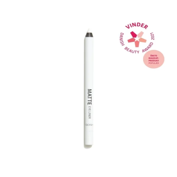 GOSH Matte Eye Liner - 001 Dover White 1.2gr