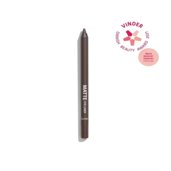 GOSH Matte Eye Liner - 014 Chocolate Brown 1.2gr
