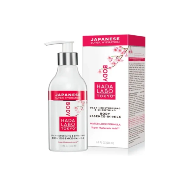Hada Labo Tokyo Deep Moisturising & Smoothing Body Essence-in-milk 200ml