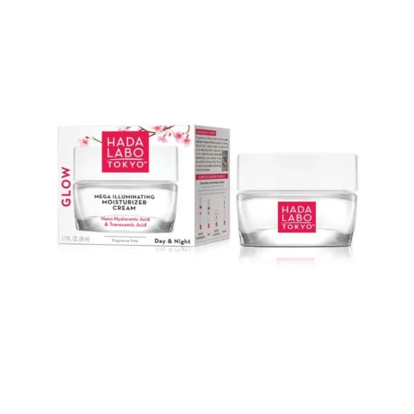 Hada Labo Tokyo GLOW Mega Illuminating Mositurizer Cream Day & Night 50ml