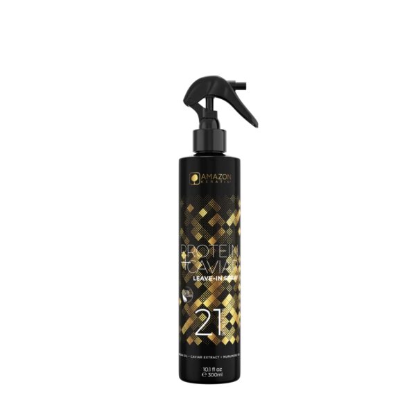 Amazon Keratin OURO Glow Protein + Caviar Liquid Leave-in Spray 300ml