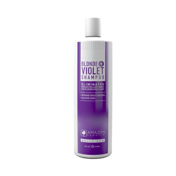 Amazon Keratin Blonde + Violet Shampoo 473ml