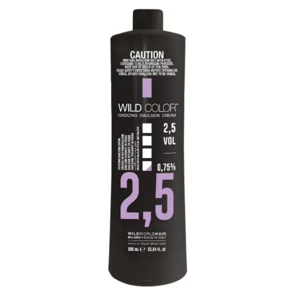 WildColor 2,5vol οξυζενέ wild color (0,75%) 995ml