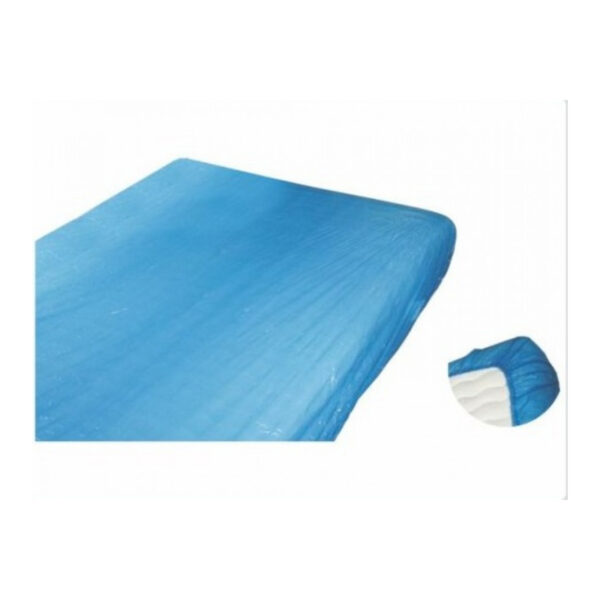 Κάλυμμα κρεβατιού μπλε Basic 1ply PE 80 x 210 cm - Soft Care 10τεμ