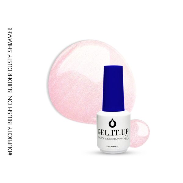 Gel.It.Up Dusty Shimmer - Duplicity Brush on Builder 15ml