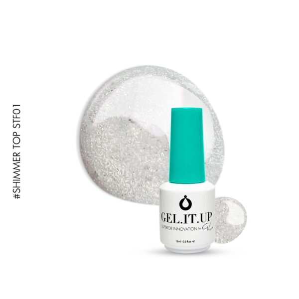 Gel.It.Up STF01 Shimmer Top 15ml