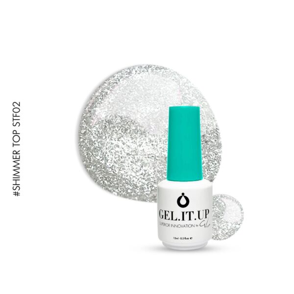 Gel.It.Up STF02 Shimmer Top 15ml